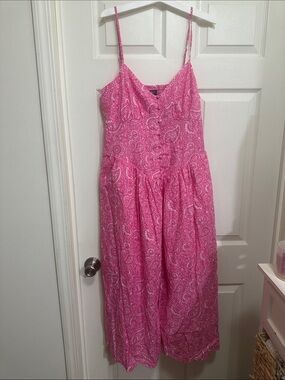 Roller Rabbit Pink Paisley Sundress with Spaghetti Straps